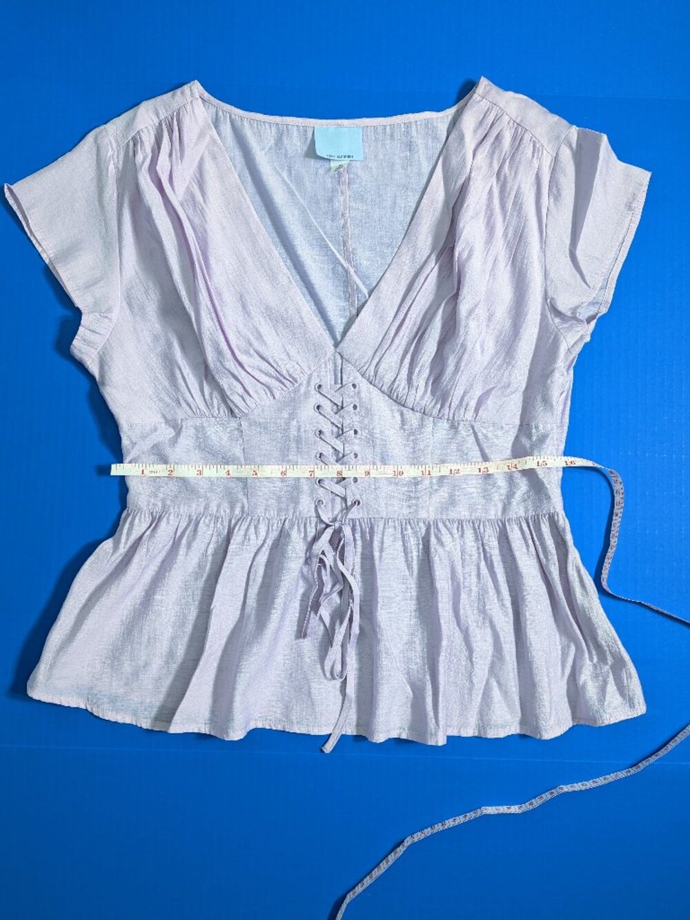 Future Collective Lavender Corset Top Size M - Picture 6 of 7